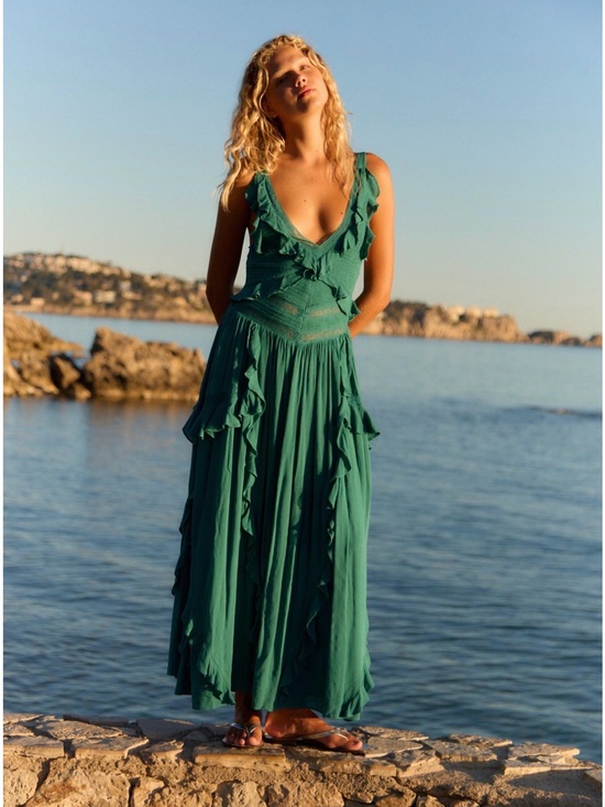 Free People Dresses & Skirts - Free People Marsai Maxi Dress in Bayou